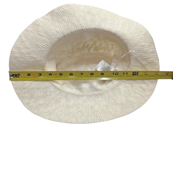 RACHEL ZOE. Black and Cream Hat Elegant Accessory - Picture 9 of 13